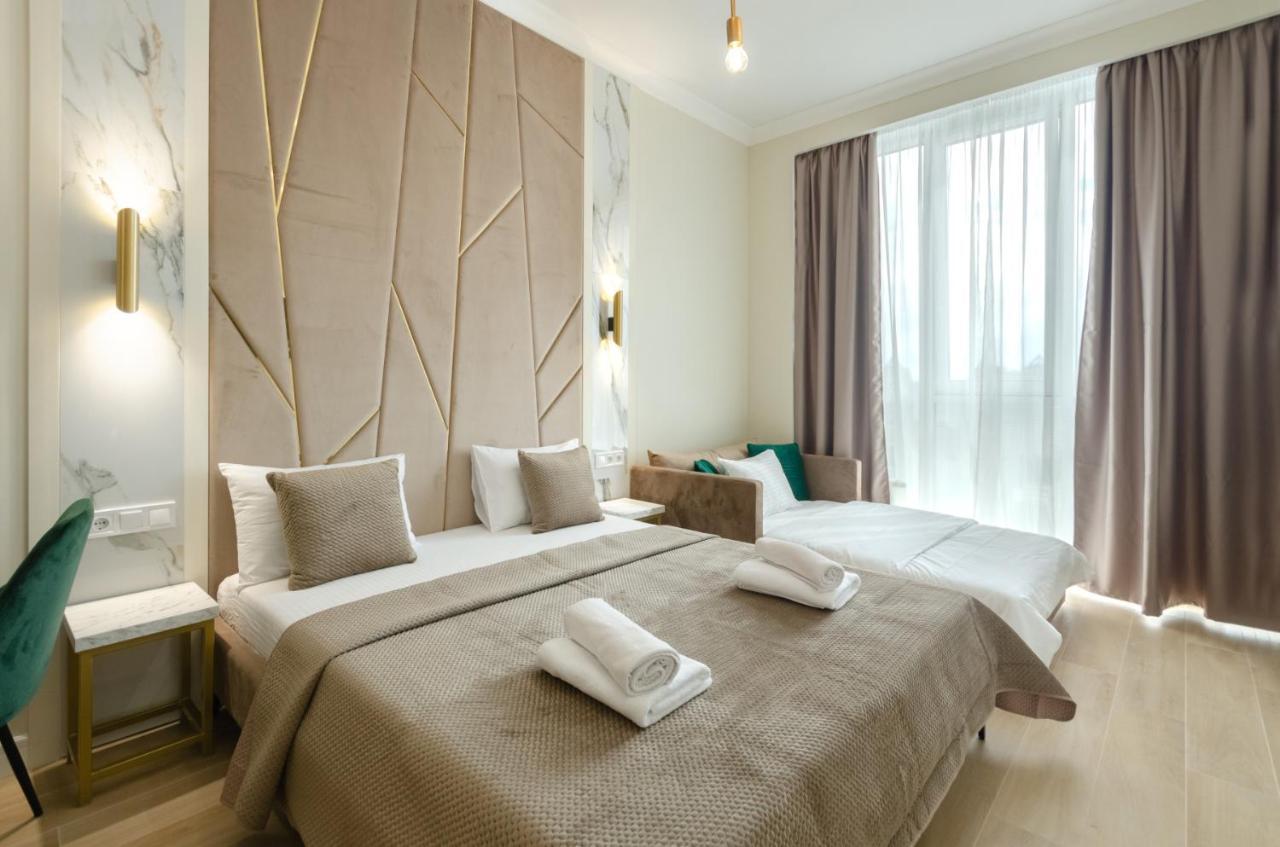 Modern New Cozy Apartment Kvartet Railway Station Kiev Bagian luar foto