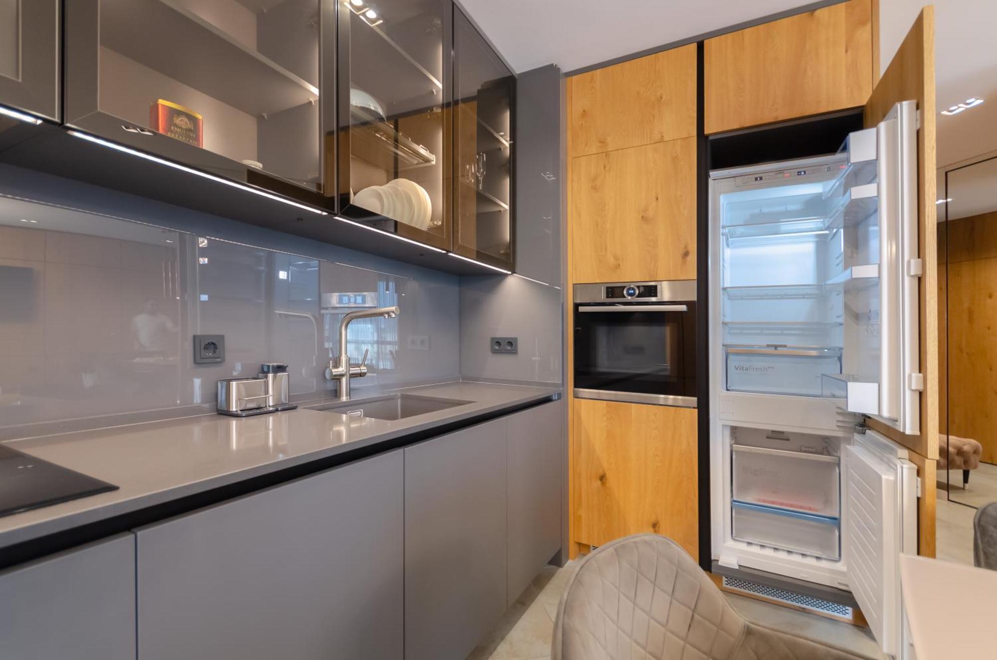Modern New Cozy Apartment Kvartet Railway Station Kiev Bagian luar foto